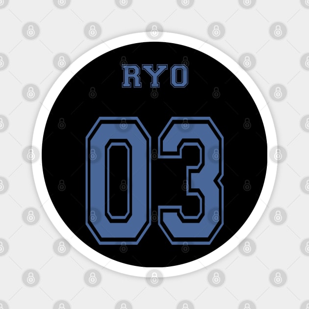 BOCCHI THE ROCK: RYO 03 FRONT & BACK PRINT Magnet by FunGangStore